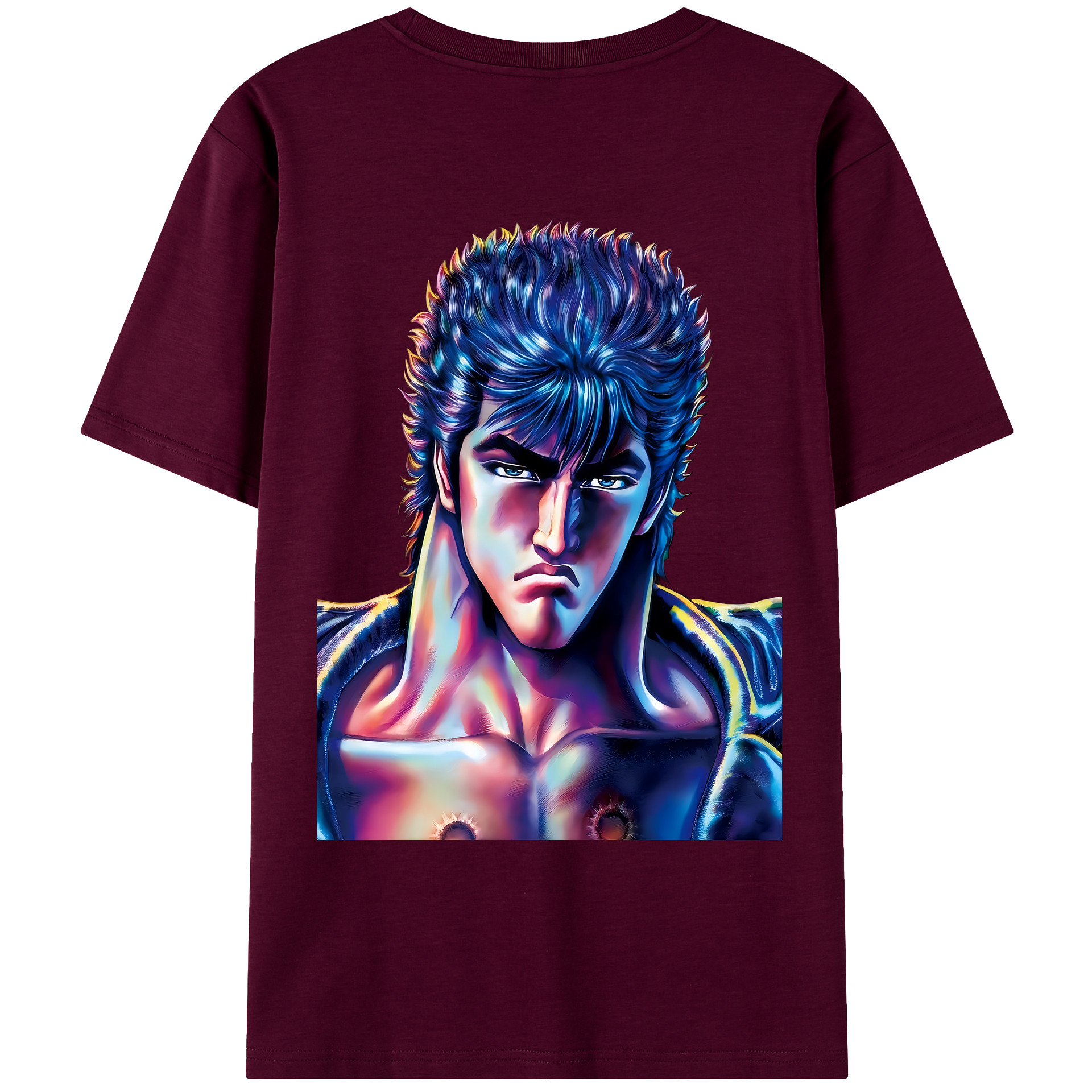 （画像用） 北斗の拳 Fist of the North Star レディース半袖Tシャツ(バックプリント)